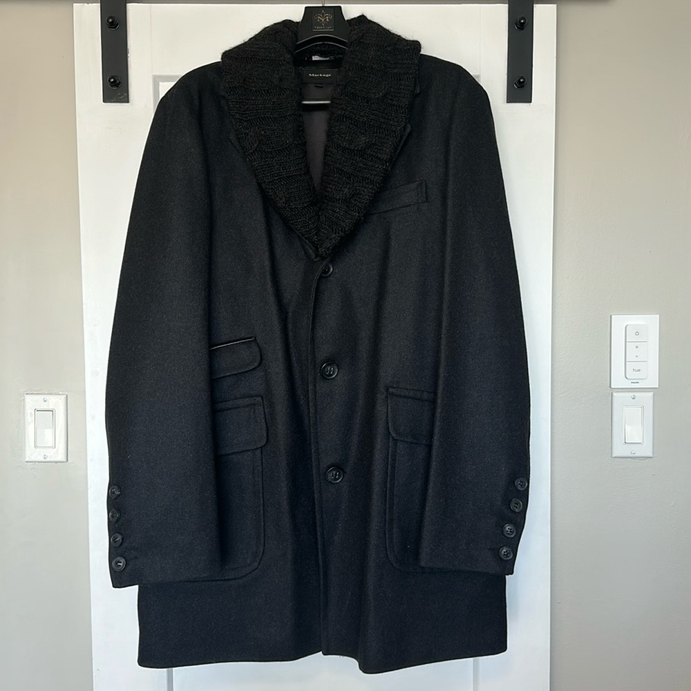 Mackage Wool Top Coat - dark grey
